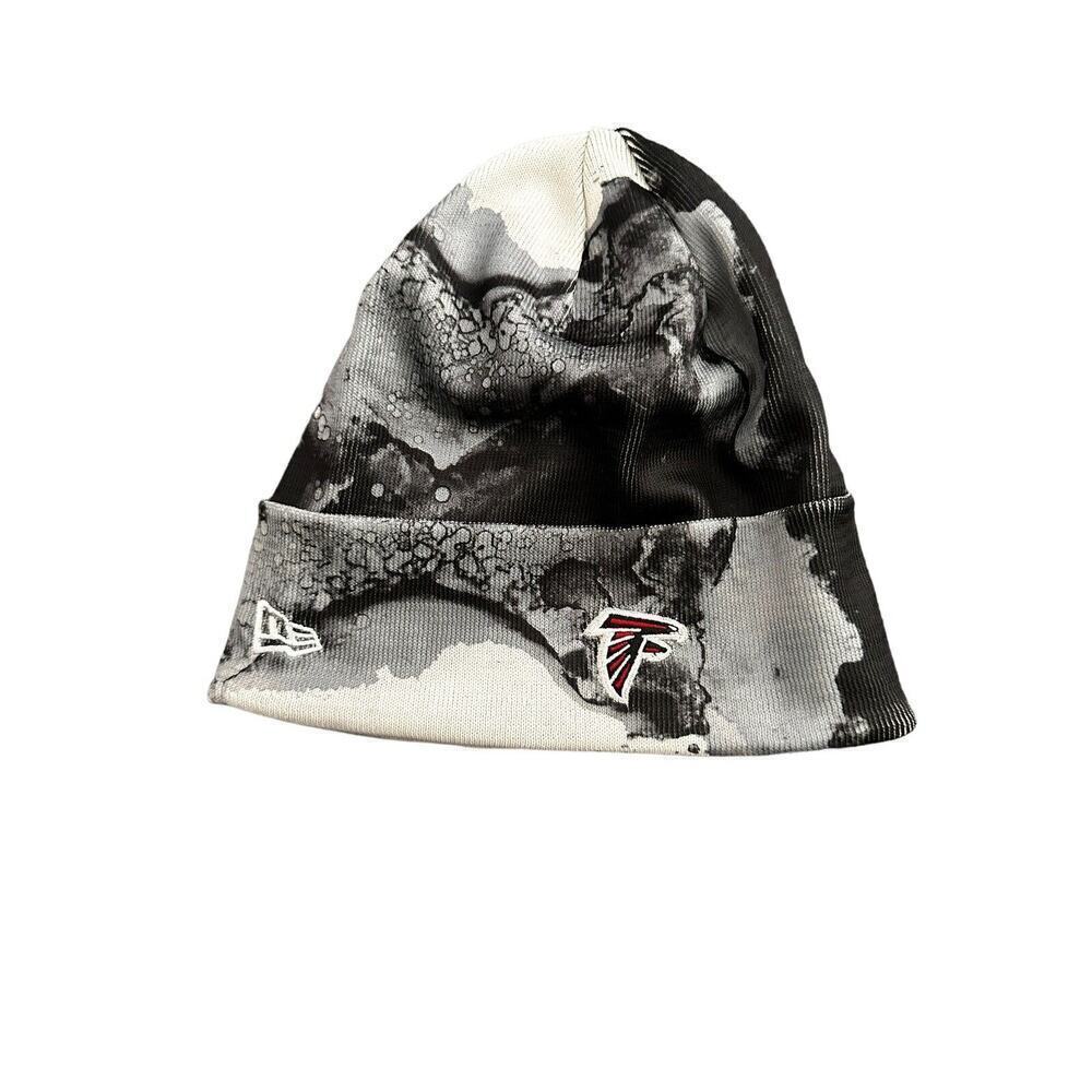 New Era Men's Atlanta Falcons Sideline Ink Knit Beanie One Size - Picture 3 of 11